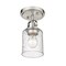 Z-Lite Kinsley 1 Light Flush Mount, Brushed Nickel And Clear Seeded 340F1-BN - alternate 2